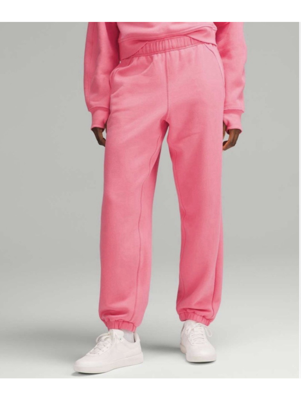 Lululemon Scuba Mid Rise Oversized Jogger NWOT Sakura Pink XXS 2XS Regular